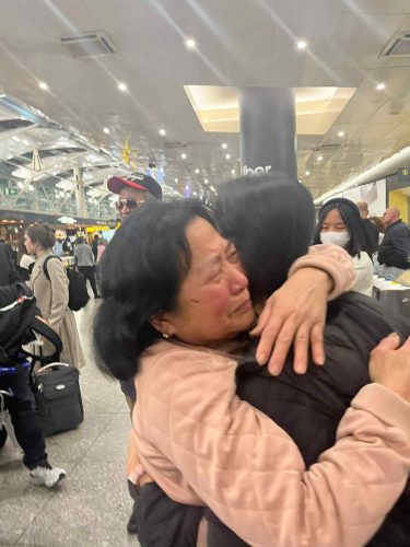 Family reunions and tears of joy