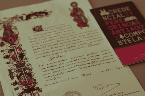 Proof in stamps: walking the Camino de Santiago