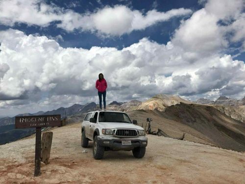 Summit of freedom: Sammi in the Colorado Mountains, 2018