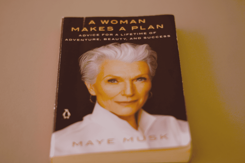 A woman makes a plan